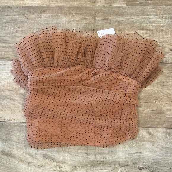 LAST ONE!!! BLOGGER FAVE!!! ZARA Ruffled Crop Top* - Picture 2 of 16